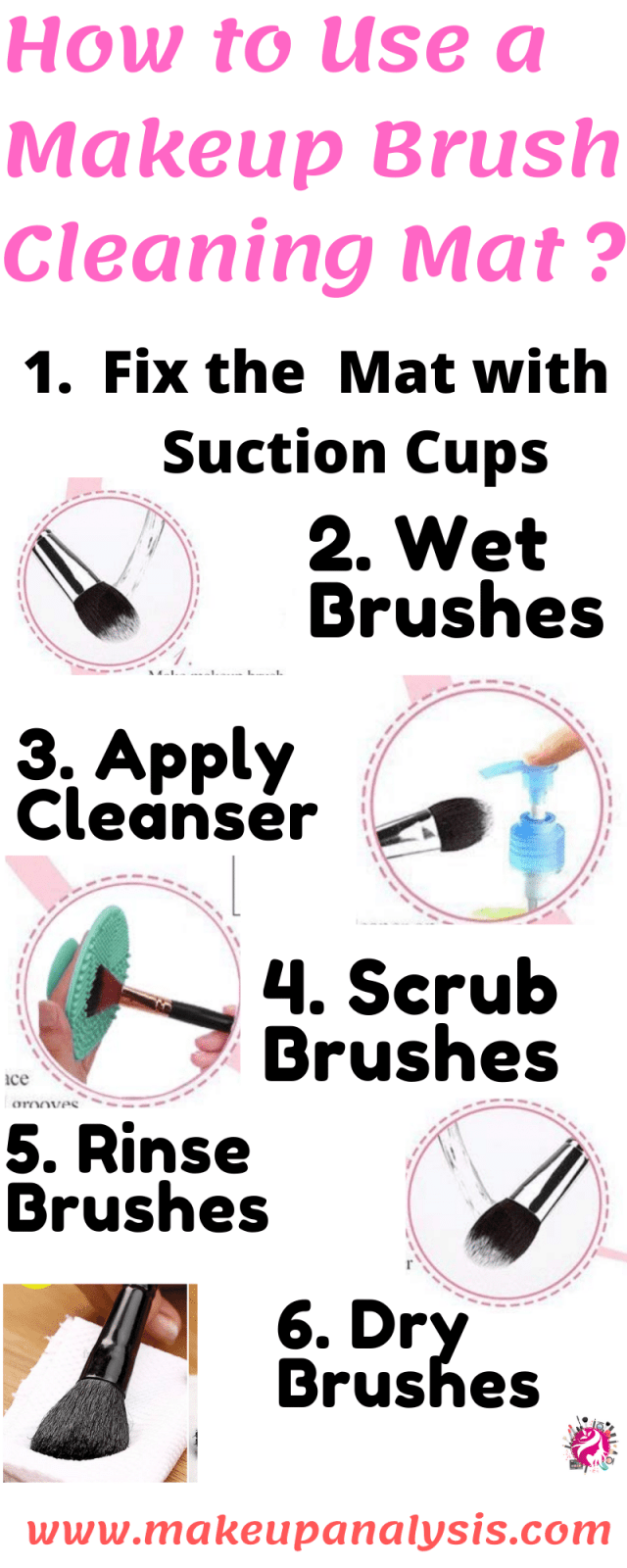 how to use a makeup brush cleaning mat Makeup Analysis
