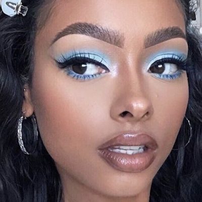 Blue Makeup Looks for Prom