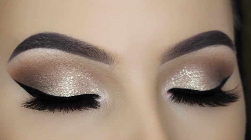 Eye Makeup for Golden Dress