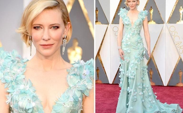 Makeup for Light Green Dress