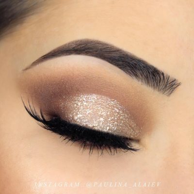 Prom Makeup With a White Dress