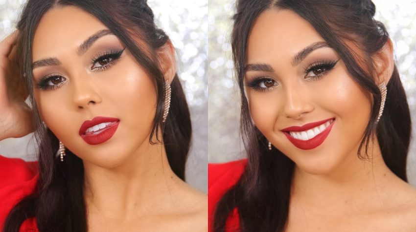 Red Makeup Looks for Prom