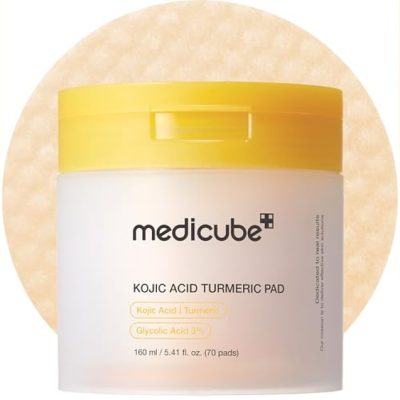 Medicube Kojic Acid Turmeric Toner Pads Review: Clear & Calm Skin